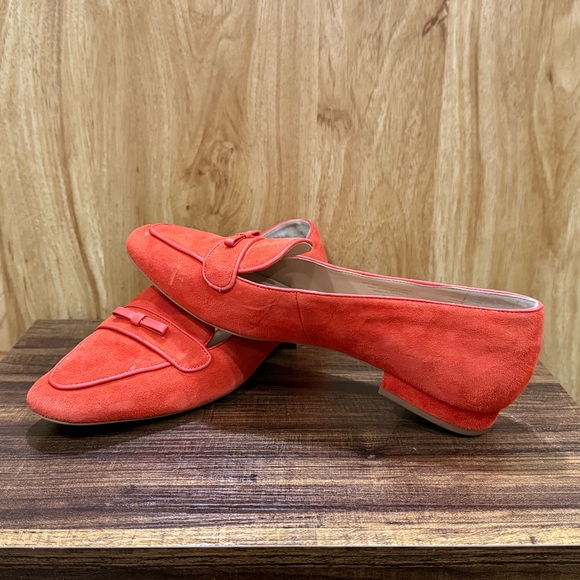 TALBOTS JANE BOW LOAFERS - SUEDE - Picture 1 of 5